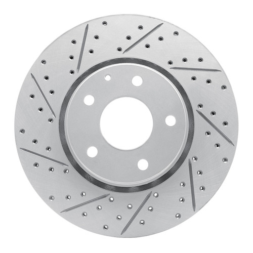 R1 16-25 Mazda 6 Front Left Drilled & Slotted Geo-Carbon Rotor