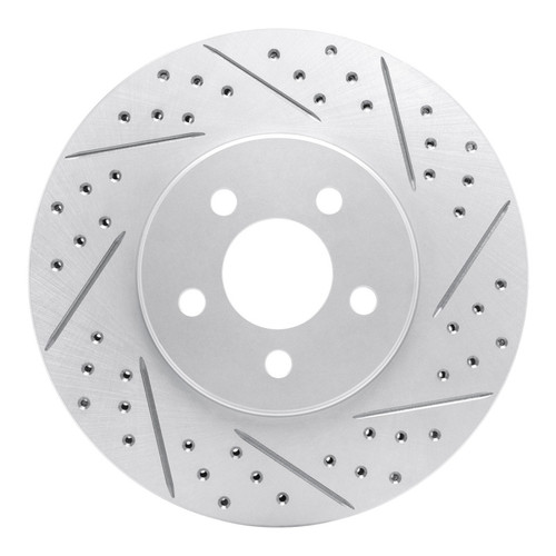 R1 95-06 Chrysler Sebring Front Right Drilled & Slotted Geo-Carbon Rotor