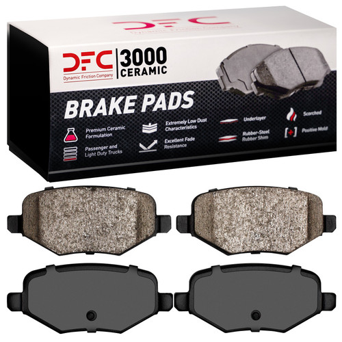 DFC 09-19 Ford Taurus (Excl SHO) Rear 5000 Advanced Ceramic Brake Pads