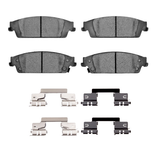 DFC 14-20 Cadillac Escalade Rear 5000 Advanced Semi Metallic Brake Pads and Hardware Kit