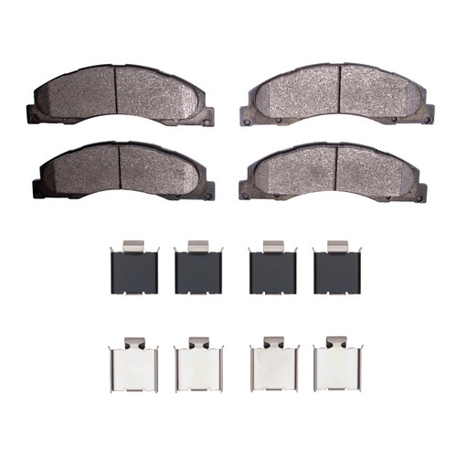 R1 2008-2025 Ford E-Super Duty Front R1 Semi Met Pads & Hardware Kit