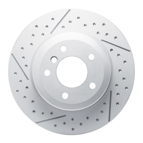 DFC 13-13 BMW 135IS Rear GeoSPEC Coated Rotor - Dimpled and Slotted