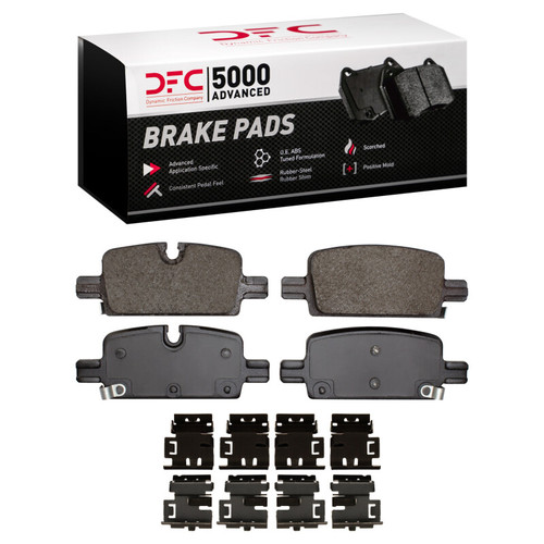 DFC 19-26 Chevrolet Silverado 1500 Rear 5000 Advanced Ceramic Brake Pads and Hardware Kit