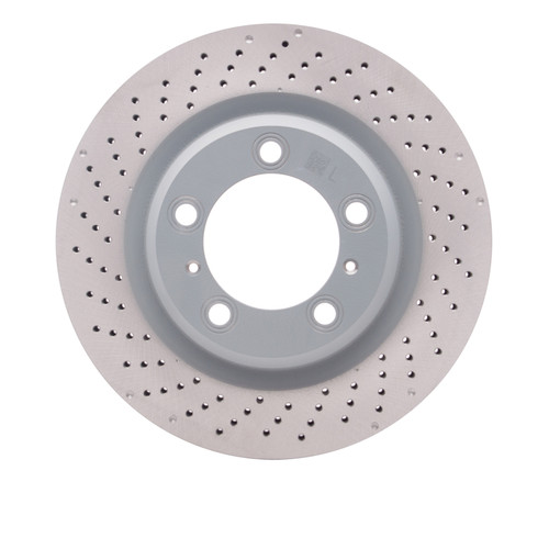 DFC 12-16 Porsche 911 Left Rear Drilled Hi-Carbon Alloy Geomet Coated Rotor