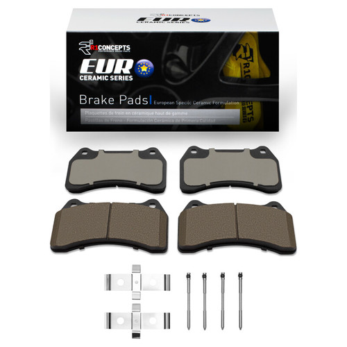 R1 03-05 Jaguar S-Type Front Euro Ceramic Pads & Hardware Kit