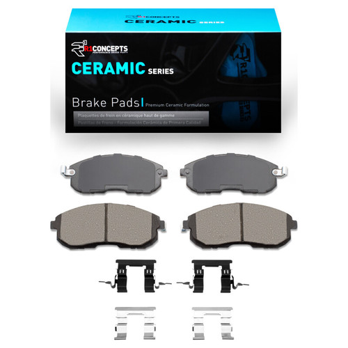 R1 2003-2012 Infiniti G35 Front R1 Ceramic Pads & Hardware Kit