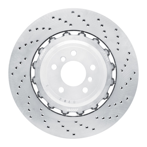 DFC 12-19 BMW M6 Right Rear Drilled Hi-Carbon Alloy Geomet Coated Rotor