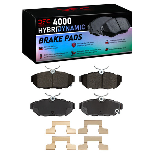DFC 05-14 Ford Mustang Rear 4000 HybriDynamic Brake Pads and Hardware Kit