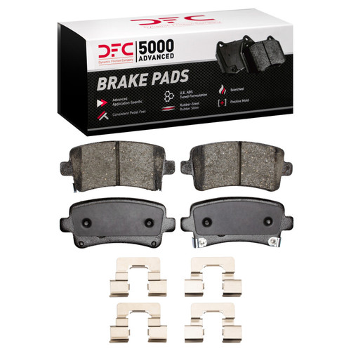 DFC 11-16 Buick LaCrosse Rear 5000 Advanced Ceramic Brake Pads and Hardware Kit