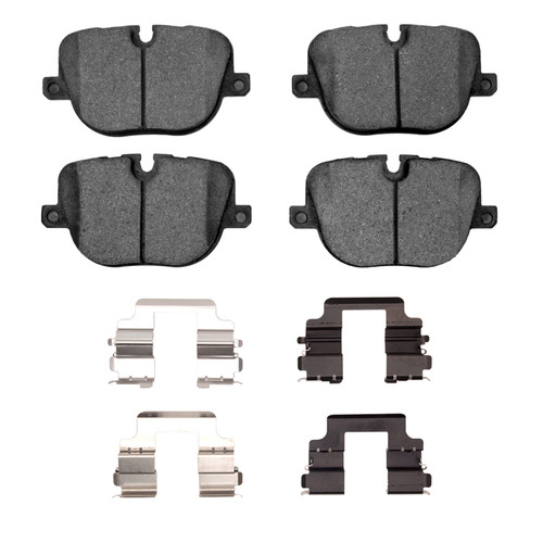 DFC 10-13 Land Rover Range Rover Sport Rear 5000 Advanced Low Metallic Brake Pads and Hardware Kit