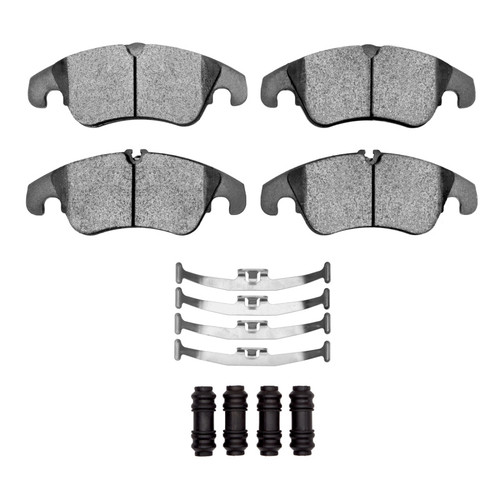 DFC 09-17 Audi Q5 (USA/Canada) Except Hybrid Front 5000 Adv Low Metallic Brake Pads & Hardware Kit
