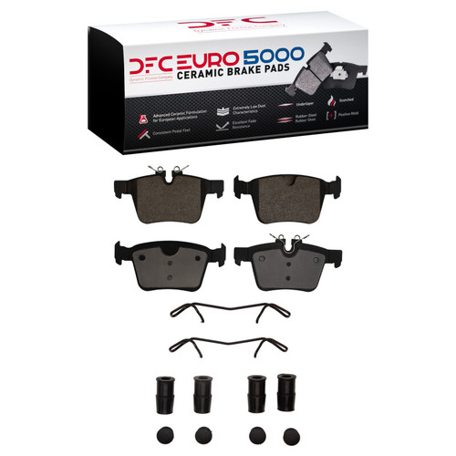 DFC 15-25 Jaguar I-Pace Rear Euro 5000 Ceramic Brake Pads and Hardware Kit