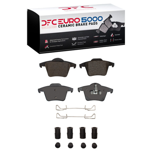 DFC 03-14 Volvo XC90 Rear Euro 5000 Ceramic Brake Pads and Hardware Kit