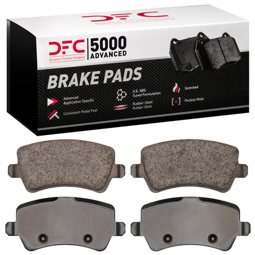 DFC 12-15 Land Rover Range Rover Evoque Rear 5000 Advanced Low Metallic Brake Pads