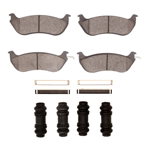 DFC 96-02 Lincoln Town Car Rear 5000 Advanced Ceramic Brake Pads and Hardware Kit