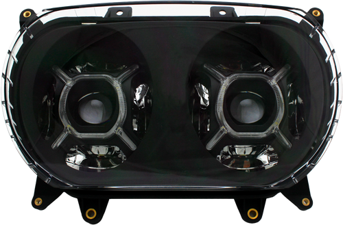 Road Glide Headlights  15-22 Black