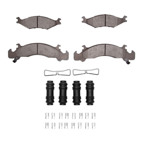 DFC 91-92 Dodge Monaco Front 5000 Advanced Semi Metallic Brake Pads and Hardware Kit