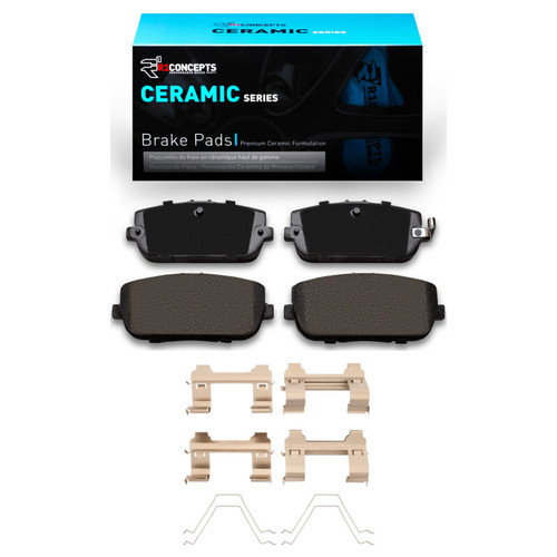 R1 2006-2025 Fiat 124 Spider Rear R1 Ceramic Pads & Hardware Kit