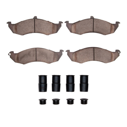 DFC 820092 Ford Thunderbird Front 5000 Advanced Semi Metallic Brake Pads and Hardware Kit