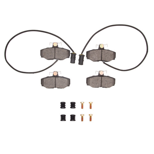 DFC 87-87 Jaguar XJ12 Rear 5000 Advanced Semi Metallic Brake Pads and Hardware Kit