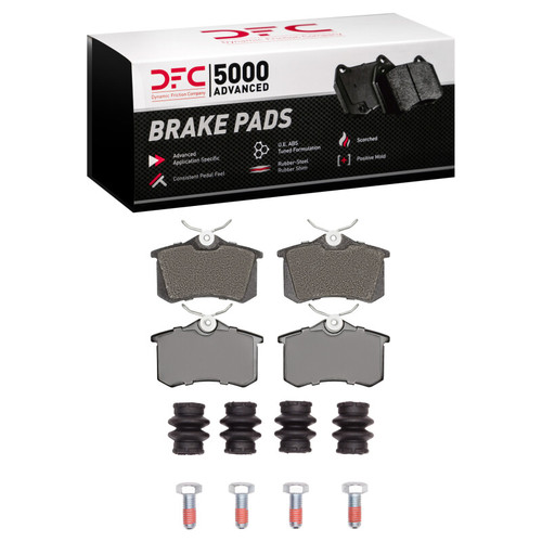 DFC 97-08 Volkswagen ALLROAD Rear 5000 Advanced Ceramic Brake Pads and Hardware Kit