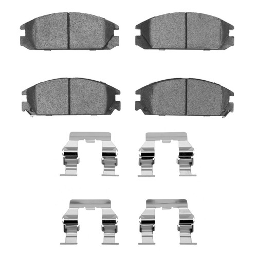 DFC 85-89 Acura Integra Front 5000 Advanced Semi Metallic Brake Pads and Hardware Kit
