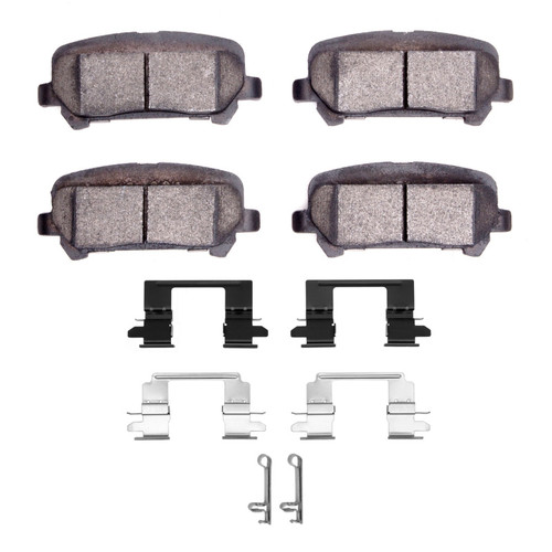 DFC 15-20 Chevrolet Colorado Rear Ultimate Duty Performance Brake Pads and Hardware Kit