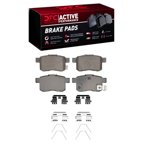 DFC 08-17 Acura TSX Rear Active Performance Pads and Hardware Kit
