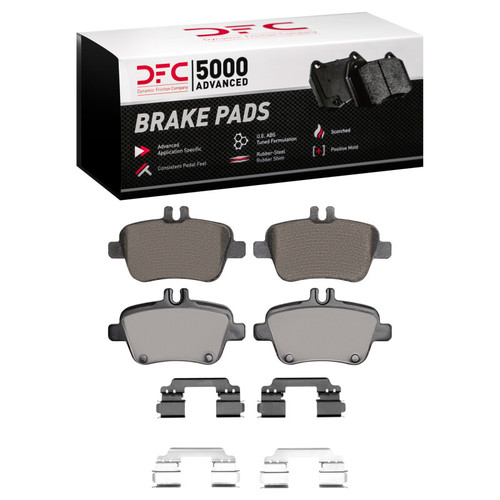 DFC 14-15 Mercedes-Benz CLA250 Rear 5000 Advanced Ceramic Brake Pads and Hardware Kit