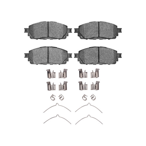 DFC 16-25 Toyota Hilux (Mexico) Front 3000 Semi-Metallic Brake Pads and Hardware Kit