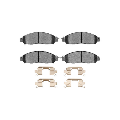 DFC 16-22 Nissan NP300 Frontier (Mexico) Front 3000 Semi-Metallic Brake Pads and Hardware Kit