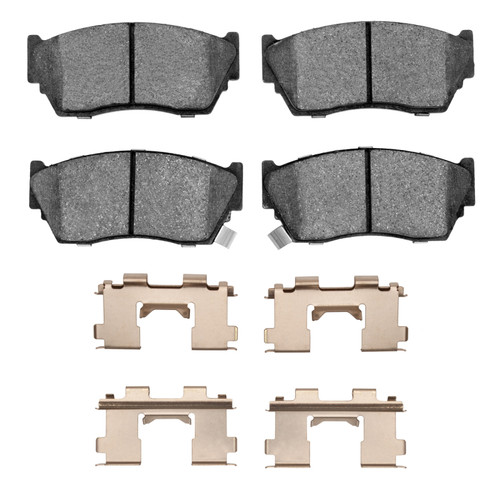 DFC 91-17 Nissan Tsuru (Mexico) Front 5000 Advanced Semi Metallic Brake Pads and Hardware Kit