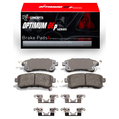 R1 10-24 Infiniti QX56 Rear Optimum OE Brake Pads & Hardware Kit