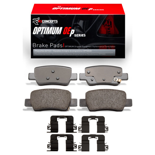 R1 2021-2025 Hyundai Elantra Rear R1 Optimum OE Pads & Hardware Kit