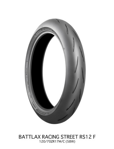 Bridgestone Battlax Racing Street RS12F - 120/70ZR17M/C 58W TL Front