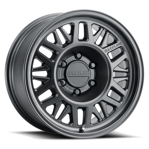 Raceline 451B Ryno TR 18x9in / 6X139.7 BP / 0mm Offset / 106.1mm Bore - Satin Black
