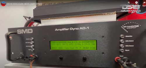 DS18 1-Channel Amp 9200 Burst/0.5ohm 5000/1ohm 3500/2ohm 2200/4ohm Watts RMS w/ Voltmeter Black