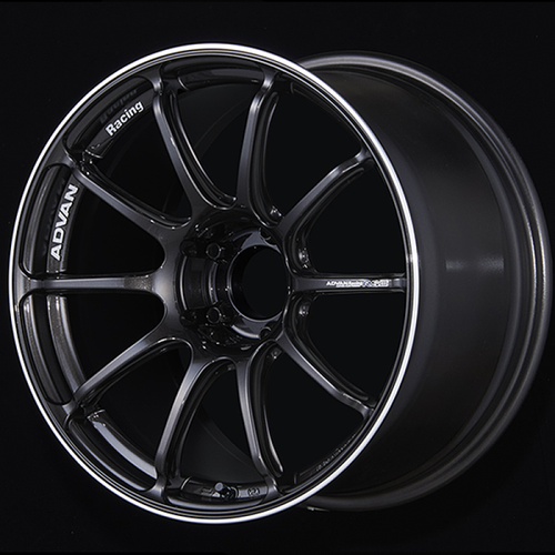 Advan RSIII 18x8.0 / +45 Offset / 5x114.3 / 73mm Bore / Black Gunmetallic and Ring