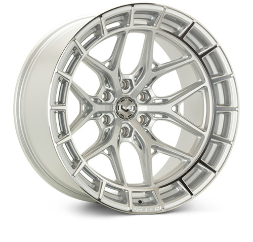 Vossen HFX-6 20x10 - 6x135 - ET-18 - Super Deep - 87.1 - Silver Polished Wheel