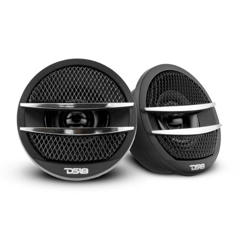 DS18 1.38in Dome Tweeters 25 Watts RMS 0.5in Pei Vc 4 ohm Silver