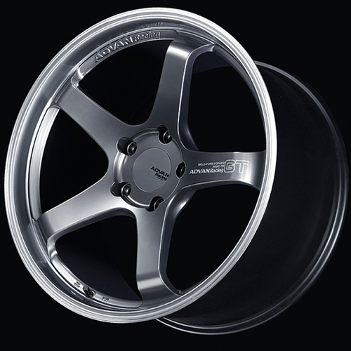 Advan GT for Porsche 20x8.5 / +50 Offset / 5x130 / Machining and Hyper Platinum Black