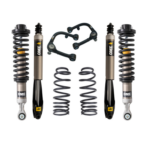 Old Man Emu offers a range of tuned and matched integrated suspension kits to ensure the right suspension is selected for how the vehicle is outfitted and the conditions it will encounter. Old Man Emu suspension systems are designed to enhance rid...