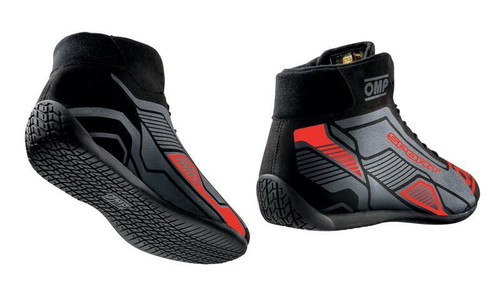 OMP Omp Sport Shoes Fia 8856-2018 Black / Red Sz 36
