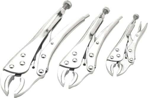 3 Pc Locking Plier Set