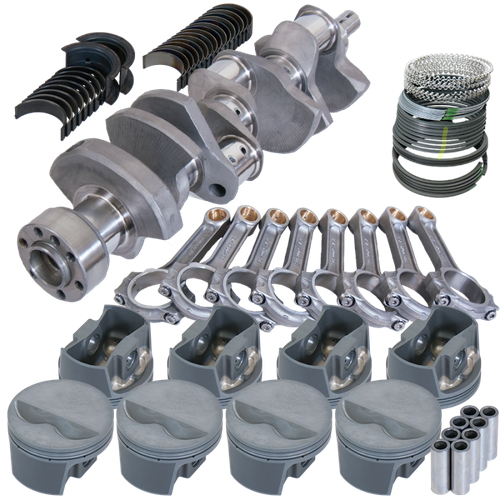 Eagle Chevy LT1 350 1Pc 3.480in Crank 5.700in I-Beam Rods -5cc 4.060in Pistons Rotating Assembly