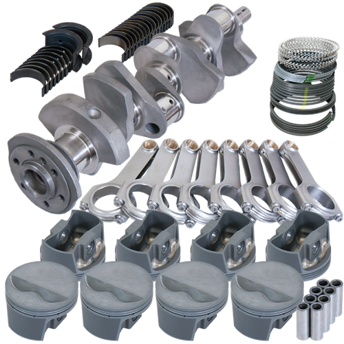 Eagle Chevy 350 3.480in Crank 5.700in H-Beam -5cc Flat Top 4.060in Pistons Rotating Assembly