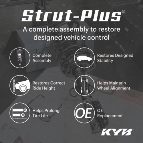 KYB 10-11 Honda Accord Crosstour / 12-15 Crosstour V6 3.5L Strut-Plus Assembly - Rear Left