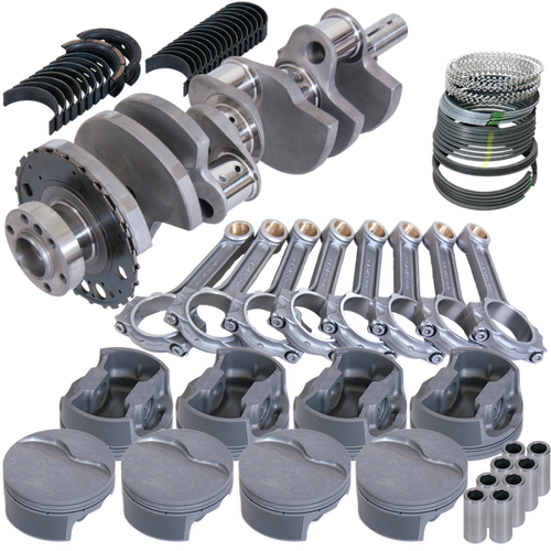 Eagle Chevy LS3 4.000in Crank 24 Tth Rlctor 6.125in I-Beam Rods 4.030in Pistons Rotating Assembly