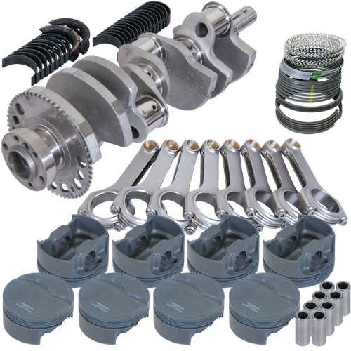 Eagle Chevy LS3 4.000in Crank 58 Tth Reluctor 6.125in H-Beam -14cc 4.070in Pistons Rotating Assembly