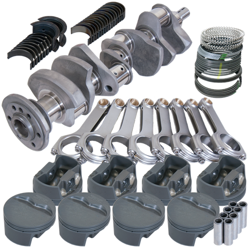 Eagle Chevy 327 3.250in Crank 6.125in H-Beam -5cc Flat Top 4.060in Pistons Rotating Assembly